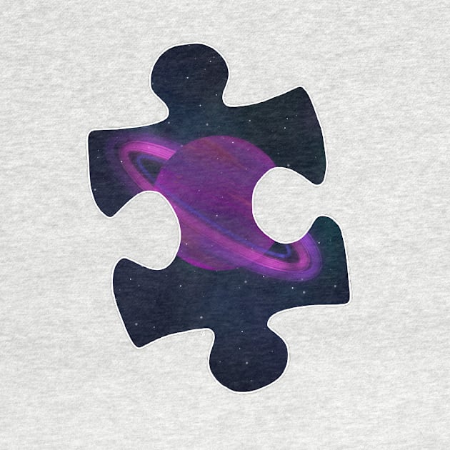 Autism Space puzzle piece by Kurakookaburra 